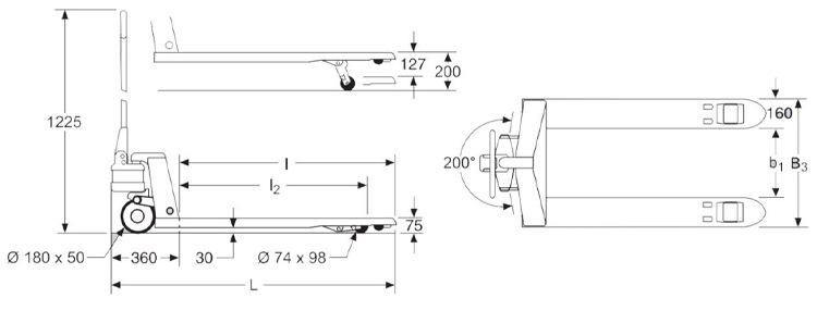 Heavy Duty Hand pallet Trucks